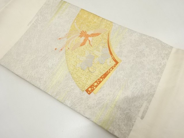 JAPANESE NAGOYA OBI / WOVEN PHOENIX